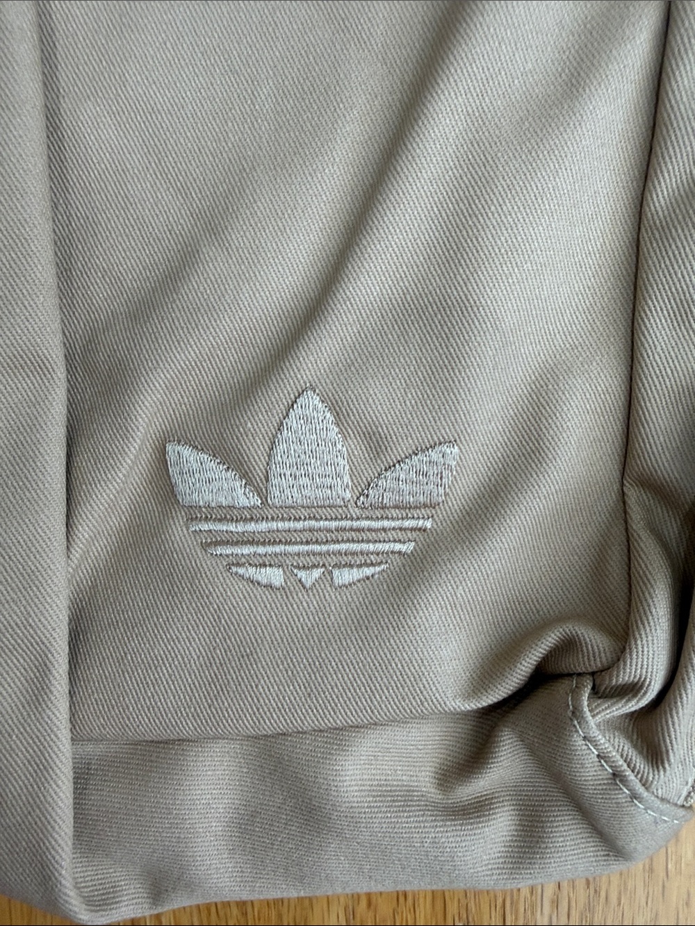 adidas Beige Simple Casual Backpack with Front Pockets - Picture 2 of 4